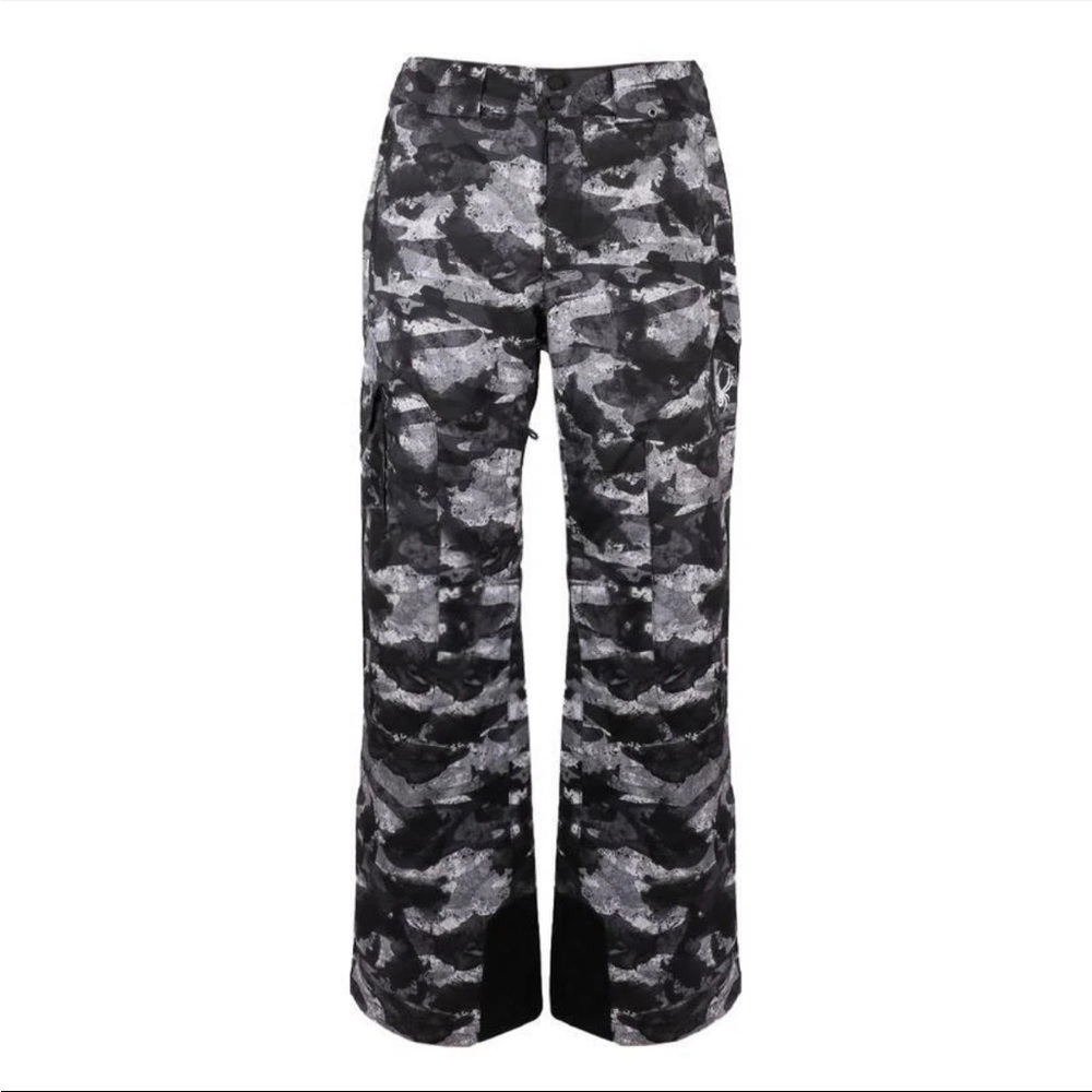 Spyder Men's Camouflage Cargo Ski/ Snowboard Pant- XXL